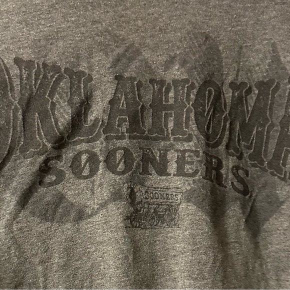 Bella Canvas Gray Oklahoma Sooners Tee - Picture 2 of 2